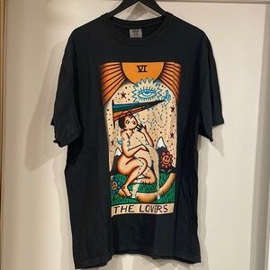 Black Graphic Tarot T-Shirt